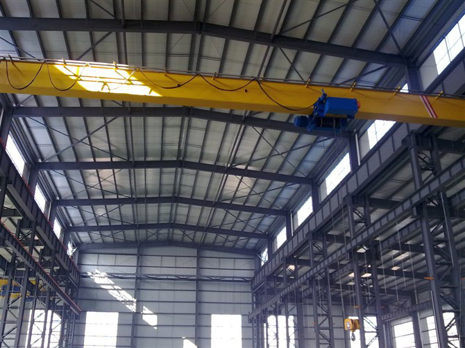 Crane EOT montagée au sol et au plafond à poutre unique de 5 tonnes d'envergure 7,5-31,5 m
