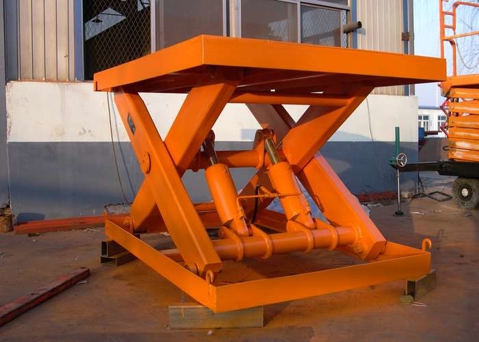 Ascenseur électrique de SANTO Stationary Hydraulic 3 Ton Scissor Lift 5.5KW pour la construction