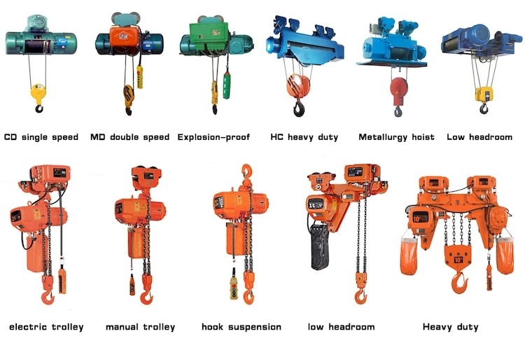 SANTO 10T 0.3-8m/Min Electric Wire Rope Winch avec à télécommande sans fil