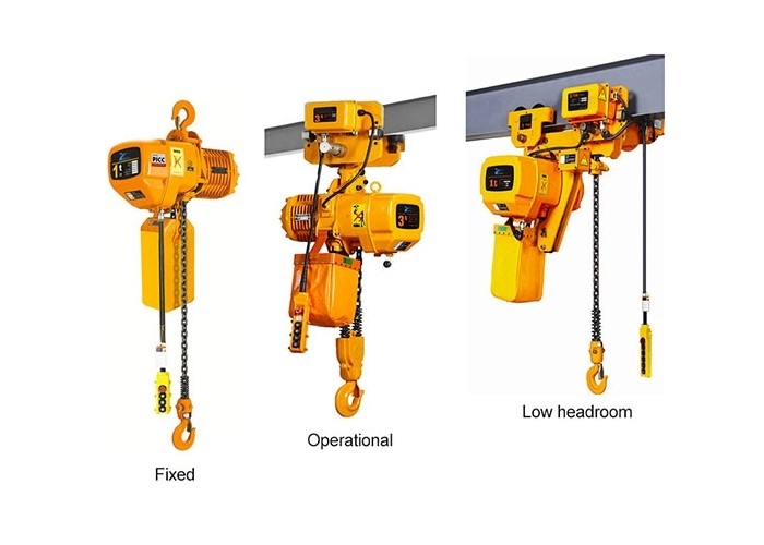 Petit poids léger 0,1 Ton To 6 Ton Chain Hoist taille de levage de 3m à de 120m