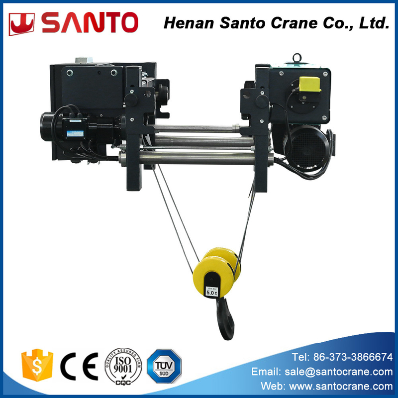 grue standard européenne de câble métallique de fil électrique 5ton pour l'usine d'atelier